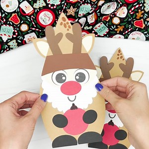 🦌 Reindeer Gnome Craft ✂️ Get the template on the blog | Simple Everyday Mom