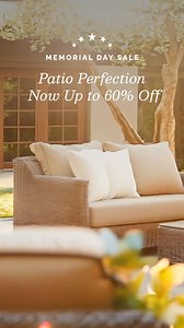 Set your outdoor space for summer — with Memorial Day deals that feel just right. | Furniture.com