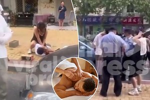 Angry masseuse restrains client who allegedly groped her during massage