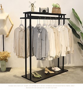 [Hot Item] Metal Clothes Rack Free Standing Garment Clothing Rack Cover Heavy Duty Hanging Display Rack