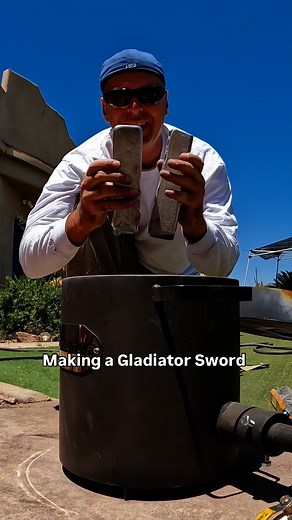 Casting a Roman Gladiator Sword #gladiator #sword #forge #roman | Joe Richards
