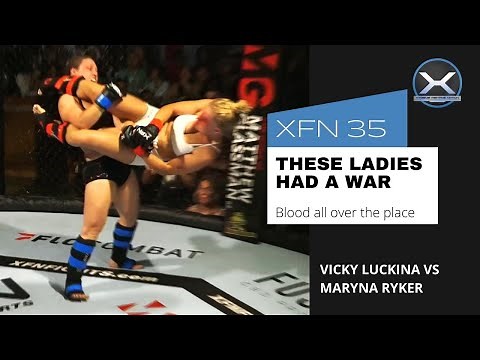 Women's Featherweight Bout - Vicky Luckina vs Maryna Ryker - XFN 35