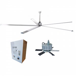 [Hot Item] Custom Hvls Large Ceiling Fan Industrial Warehouse Cooling Fan 10FT to 24FT Sizes for Maximum Ventilation
