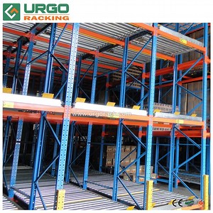 [Hot Item] Steel Roller Warehouse Gravity Slide Storage Rack for Pallet Flow