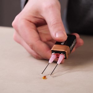 How To Glue Needles On Battery Thanks for watching! Please be aware that this video is for entertainment purposes only and techniques shown should not be attempted at home! | Earth Wonders