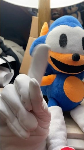 Rewrite Sonic Plush Finger Wag