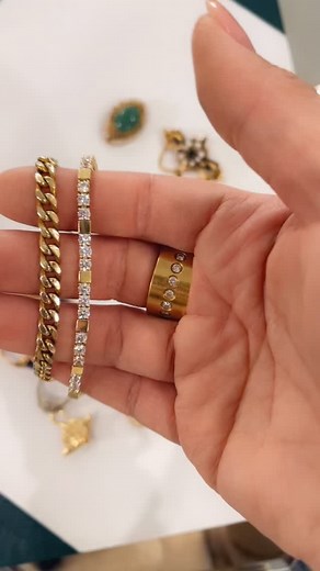 Holiday season stacks! #jericasjewels #estatecoinandjewelrygalleria #diamondbracelet | Estate Coin & Jewelry Galleria