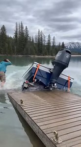 80K views · 70 reactions | When the boat launch turns into an escape scene  The videos are made using AI for your entertainment | Coby Persin | Facebook