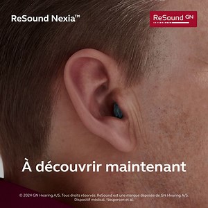 💥 Êtes-vous au courant ? ReSound Nexia sera disponible à partir du 4 mars dans une gamme étendue comprenant un CIC NW, des intras rechargeables, le plus petit RIE rechargeable, des RIE à piles et des BTE rechargeables. ReSound Nexia. 👉 Conçue pour Auracast™. La solution la mieux notée pour l'écoute dans le bruit*. Disponible dans tous les modèles. Plus petite que jamais. Et… (vous n'avez plus qu'à le découvrir). Découvrez ReSound Nexia maintenant : https://www.resound.com/fr-fr/hearing-aids/re