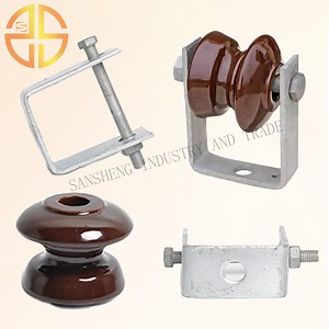 [Hot Item] Low Voltage Porcelain Shackle & Spool Insulators for Electrical Installation