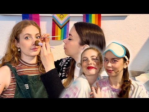 Blindfolded Makeup Challenge (Sam’s turn!) | Lesbian Couple