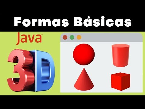 Dibujar Cono, Cilindro, Esfera y Cubo en Java 3D