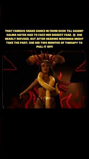 Salma Hayek Faced Her Snake Fear for This Iconic Scene 😲🐍 | From Dusk Till Dawn