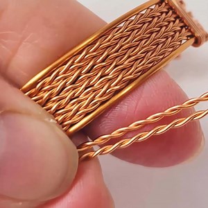 49 reactions | Wheat pattern | twisted wire | thick bangle | cuff bracelet | unisex | Lan Anh Handmade | Facebook