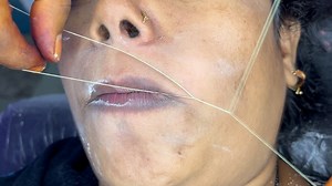 Upper lips threading Threading upper lip How to remove upper lips hair #shorts #eyes #skincare #beauty #wax #waxing Extreme Home Makeover Natural Beauty Project Makeover Princess beutyparlour Srishti beutyparlour | Soni Makeover