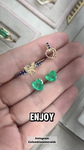 2.5K views · 60 reactions | Emeralds and sapphires are a whimsical...