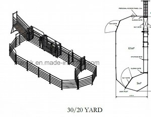 [Hot Item] 30/20 Steel Cattle Panel Yard Panel System