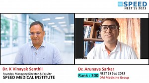 Join the SPEED Learning App for NEET SS and INI-SS 2023 Preparation! 🏥📚 Are you aspiring for Super Speciality Exams like NEET SS and INI-SS? Look no further! SPEED is here to guide you on your journey to success. 🚀 NEET SS 2023 - DM Medical Group, Dr. Arunava., Rank 300, SPEED Topper! 🌟 What SPEED Offers: 📅 Flexible Course Durations: 3 Years, 2 Years, 1 Year, 6 Months, 3 Months, and 2 Months 👨‍🏫 Expert Faculty-Led Lectures 📚 Latest Super Speciality Textbook Classes 🧠 In-Depth MCQ Discus