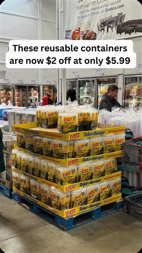 87K views · 18 reactions | SALE ALERT These reusable food storage containers are perfect for all of your end of summer celebrations! Don’t worry about sending your guests home empty handed with these sustainable and washable takeaway containers. Now $2 off at only $5.99 until Sunday August 25th! #costcodeals #costco | Costco Deals | Facebook