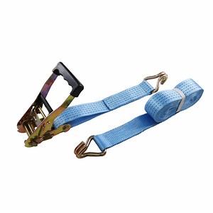 [Hot Item] CE Polyester Lashing Heavy Duty Retractable Ratchet Strap for Boats