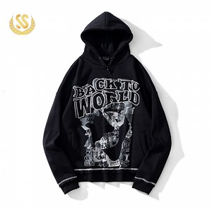 [Hot Item] DTG Printing Pullover Long Sleeve Fleece Hoodie