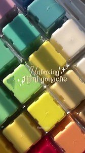 Unboxing Gouache paint 🎨 | Book Collection