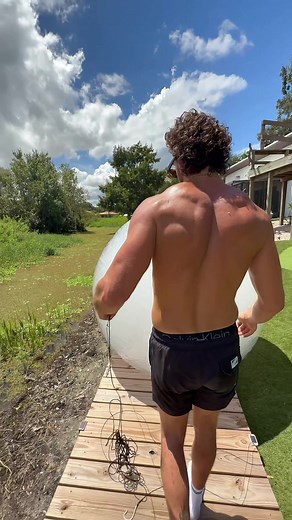 Gator Steals Intern in Hot Bubble Challenge