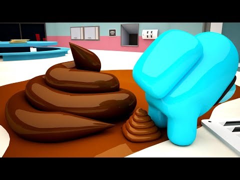 AMONG US POOP! / 0000 / IMPOSTOR POOPED EVERYWHERE! / THE FUNNIEST ANIMATIONS! / #game #memes #funny