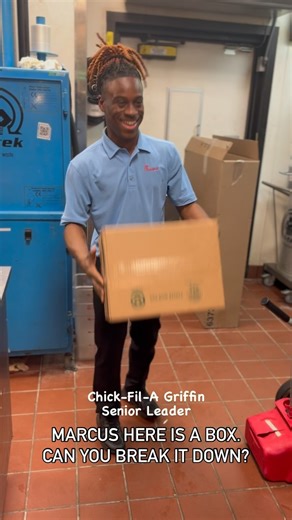 1.8K views · 21 reactions | Our team works hard and breaks it down hard!! We love our team here @cfaofgriffin. . . . . #cfaofgriffin #cfa #chickfila #griffin #dance #breakitdown #réel #fun #laugh #team | Chick-fil-A Griffin | Facebook