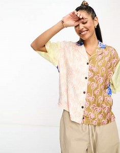 Maison Scotch oversized printed beach shirt co-ord | ASOS