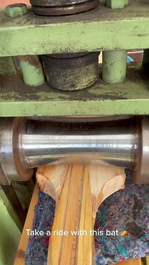Pressing a cricket bat #cricket #cricketlover #handmade #satisfying #craftsman #woodworking #batmaker #cricketer #fyp #cricketclassroom #cricketlove #cricketbats