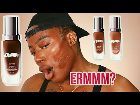 LETS TRY THIS AGAIN.. LA MER SOFT FLUID FOUNDATION DARK SHADES! |ThePlasticBoy