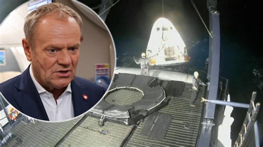 Tusk relacjonował lądowanie Uznańskiego-Wiśniewskiego. "Mam nadzieję, że umie pływać"