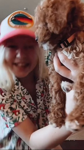 Kinley Cunningham on Instagram: "Merry Christmas everybody!  #beyou #bekind #kinleyfullout @aviatornation @rollerrabbitofficial #aviatornation #rollerrabbit #puppylove #puppy #malibufullout #dogsofinstagram #reels #christmas #arianagrande #trending #dancechallenge #dancer #reelsinstagram #kinleycunningham #xomgpop #pajamas #unboxing #grwm #newpuppy #scrunchiesocks #lastchristmas"