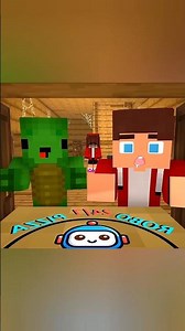 When JJ's Girl Become a Monster. 😱🔥 Minecraft short