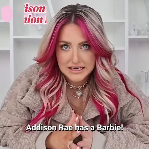 Addison Rae Has a Barbie?😮 #addisonrae #barbie #toys #trending #viral #reels | HopeScope
