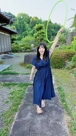 スニーカーだと暑くて耐えられん🥹最近暑すぎ #フラフープ #福岡