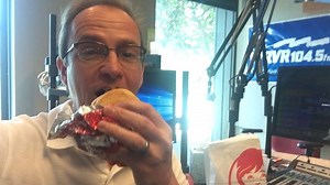 Dennis has his official burger for the NCAA March Madness - Wendy's! Sign up for your free burger in the 104.5 The River app! #ad | 104.5 The River