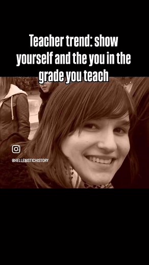 Me now: responsible (?) adult teaching teenagers. Me at their age: ...absolutely not qualified to teach anyone anything. #teacherlife #teacherhumor #reellife #classicsteacher #hellenistichistory #ancienthistory #archaeology #teacher #historian #hellenistic | Hellenistic History