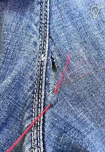 215K views · 633 reactions | Fix your jeans with this sewing hack 淋瑱 | Pretty Hairstyles | Facebook