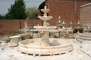 [Hot Item] Three Tier Home Garden Marble Water Fountain for Sale (SY-F105)