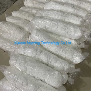 3mm 5mm Spandex Polyester White Round Elastic Ear Loop for Face Masks