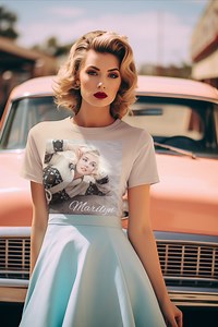 Vintage Marilyn Monroe Santa Monica Beach T Shirt, Tshirt, Shirt, Unisex Shirt, Valentines Day Gift, Gift for Her, Valentines Shirt - Etsy Canada