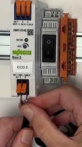 Imagine doing all this with a torque screwdriver 😵‍💫 This is how quick and easy it is to wire WAGO Relays, Switches, 221 connectors in a DIN rail mount & WAGO Eco 2 Power Supply! All wires were stripped & ferruled using WAGO tooling! 🤩 You know about them right? #WAGO #controlpanel #electricalengineering #mechanicalengineering #electricianstools #electriciansofinstagram | WAGO - UK & Ireland