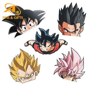 [Hot Item] 300 Diseños al por mayor de pegatinas animadas de anime Jujutsu Kaisen Dbzed Demon Slayer 3D Pegatinas de vinilo impermeables para coches Arte de pared
