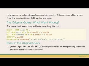 How to Find Users Who Haven't Commented in the Last 10 Days Using MySQL