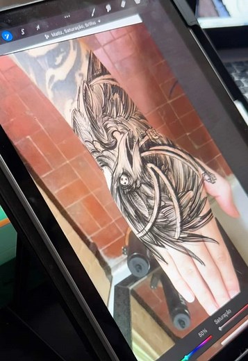 Michael adolf Jackson sera o nome desse corvo 🐦‍⬛ #tatuagem #desenho #draw #tattoo #tatuagemmasculina #memestiktok