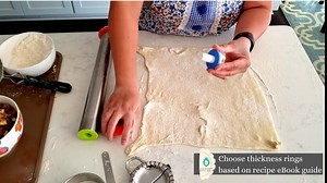 Dumpling Maker Set Includes Rolling Pin With Thickness Rings, Dumpling Press, Dumpling Maker, And Dumpling Cutter | Molde Para Empanadas | Cooking Gift Set