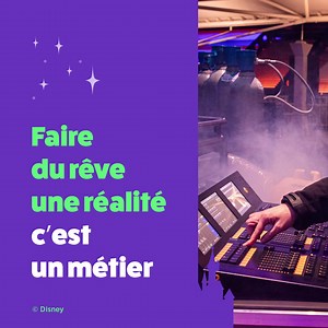 [OFFRES D'EMPLOI] Vous êtes un(e) professionnel(le) passionné(e) par le spectacle vivant ? De nombreuses opportunités sont à pourvoir dans les métiers techniques : ➡️ Technicien(ne) machiniste cintrier(ière)* ➡️ Technicien(ne) opérateur(trice) son* ➡️ Technicien(ne) opérateur(trice) lumière* ➡️ Technicien(ne) effets spéciaux* *F/H/NB Rejoignez dès maintenant la division spectacle de Disneyland Paris en postulant à l’offre d’emploi de votre choix sur notre site Disneyland Paris Careers ! Faire du