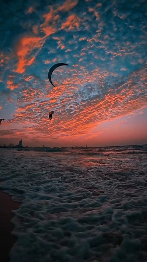 2.7K views · 176 reactions | Our to-do list this weekend: catch waves and sunsets. ☀️  IG/oceanminded3 IG/kitensurfdubai #VisitDubai | Visit Dubai | Facebook